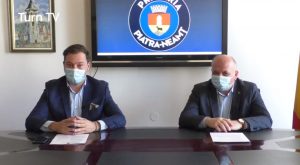 Declarație de presă primar Dragoș Chitic și prefect George Lazăr