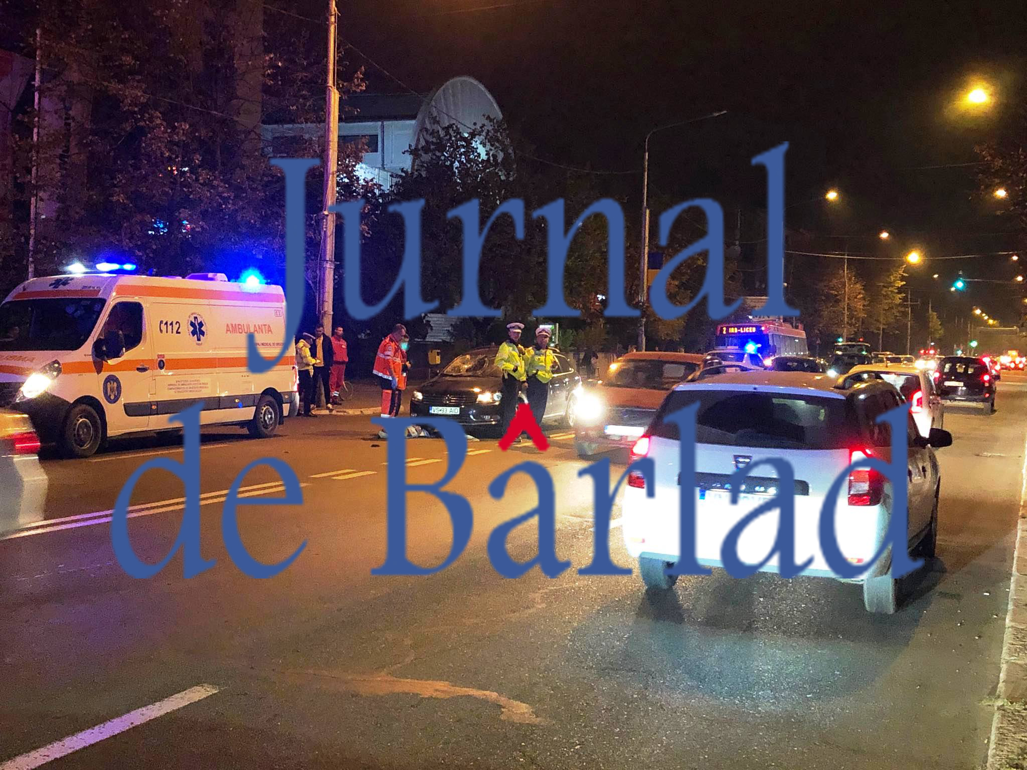 (Foto) Ultima oră- Accident cu victimă în fața stației Rompetrol