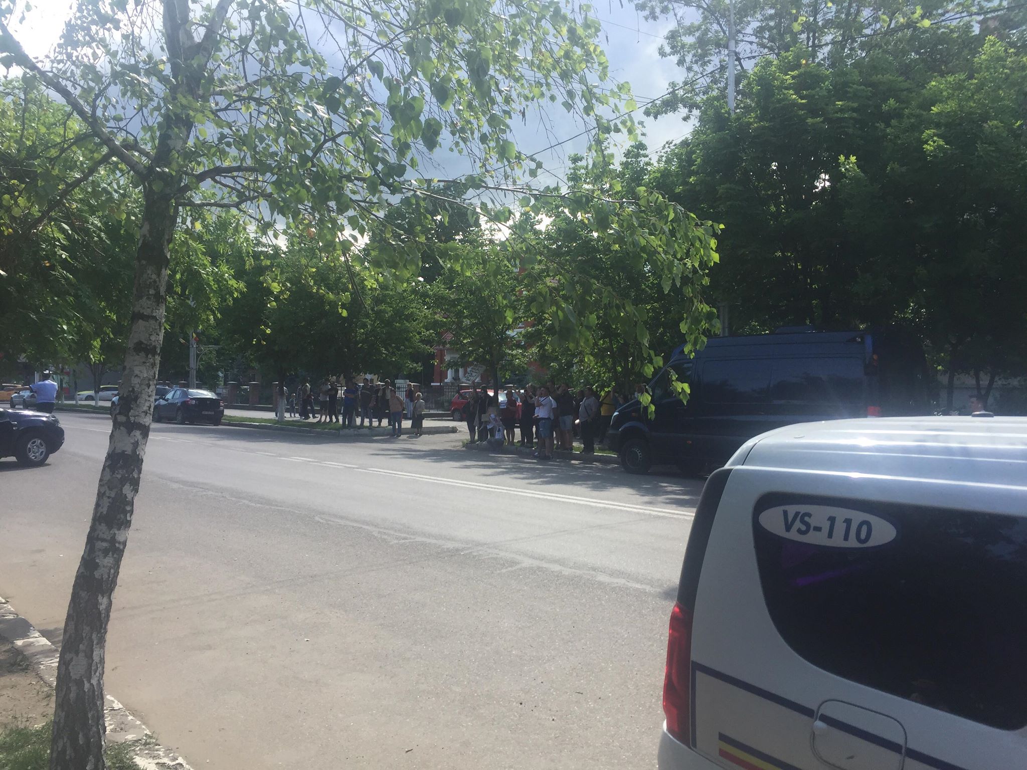 FOTO&VIDEO Președintele CJ Vaslui a transmis un mesaj protestarilor bârlădeni