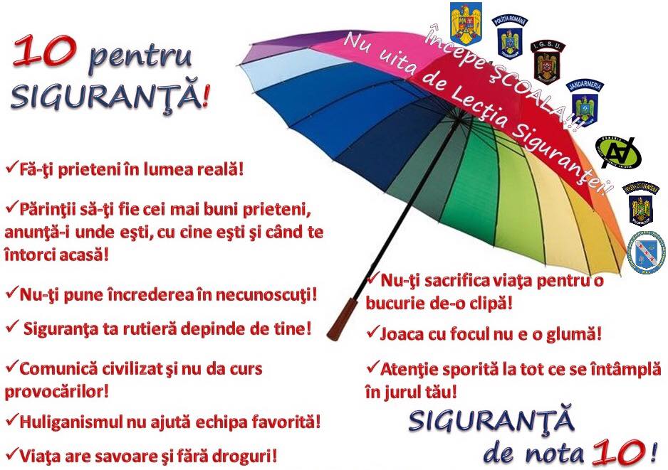 CAMPANIA ”10 PENTRU SIGURANȚĂ!” AJUNGE LA VASLUIENI