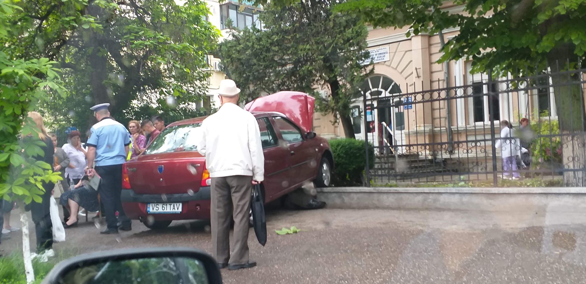 Accident spectaculos în zona Spital
