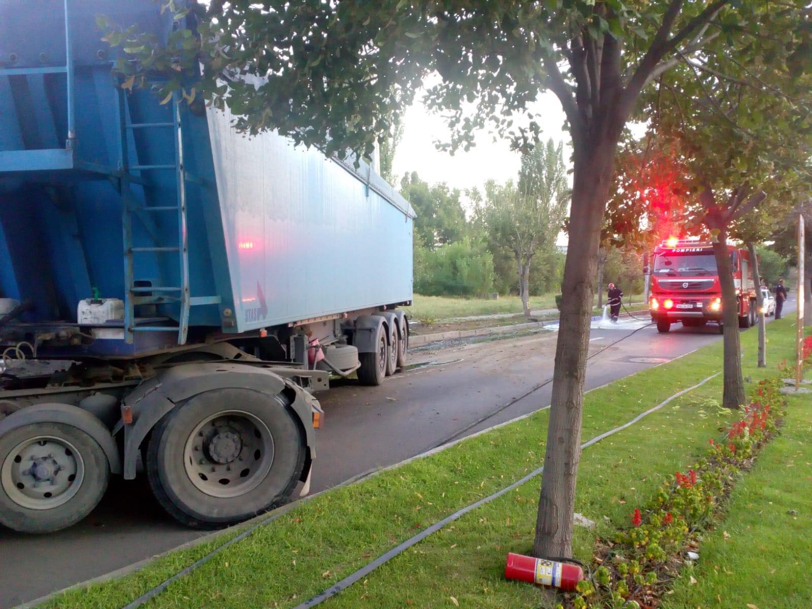 Accident spectaculos la intrarea în Bârlad