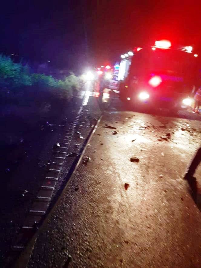 Carnagiu pe DE581 în dreptul localității Bădeana