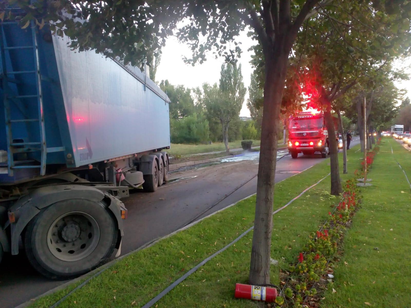 Accident spectaculos la intrarea în Bârlad