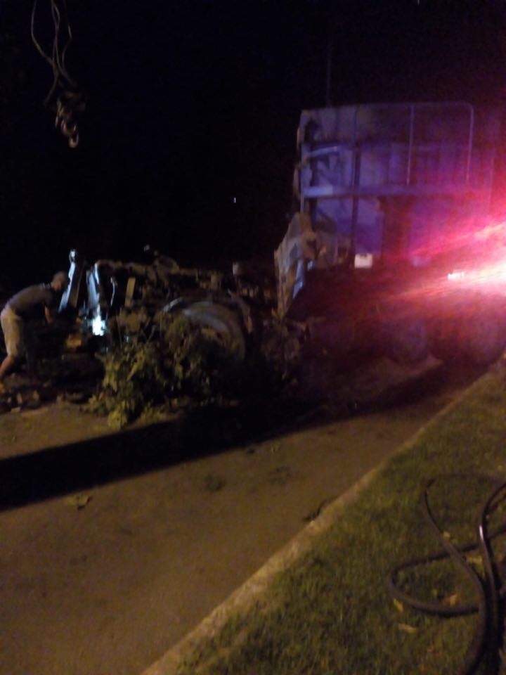 Accident spectaculos la intrarea în Bârlad