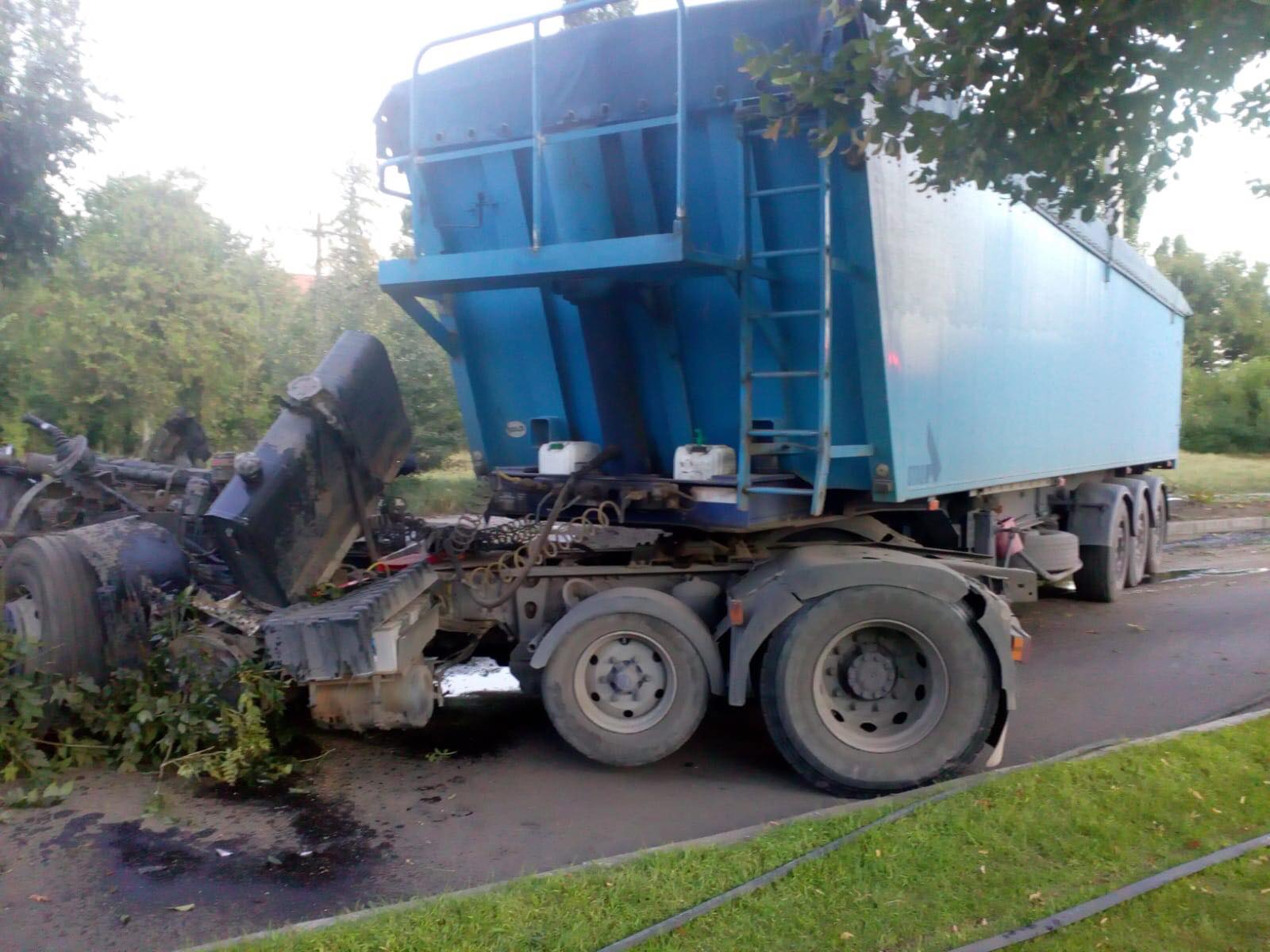 Accident spectaculos la intrarea în Bârlad