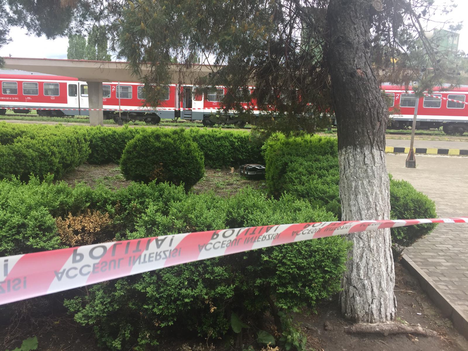 Pachet suspect în gara Bârlad
