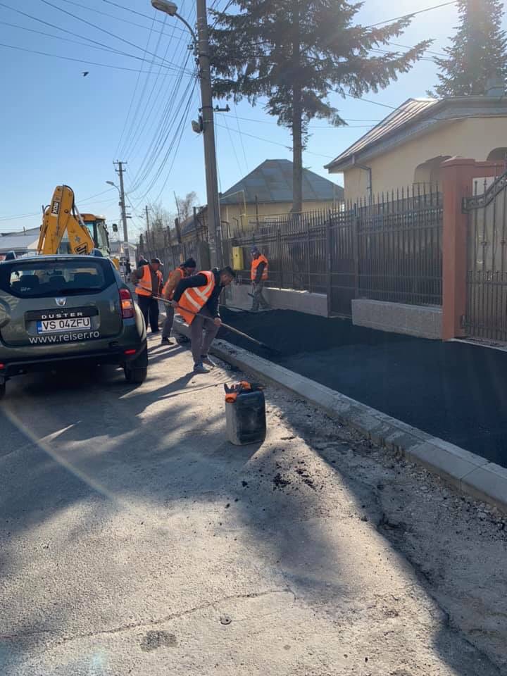 A început marea asfaltare la Bârlad