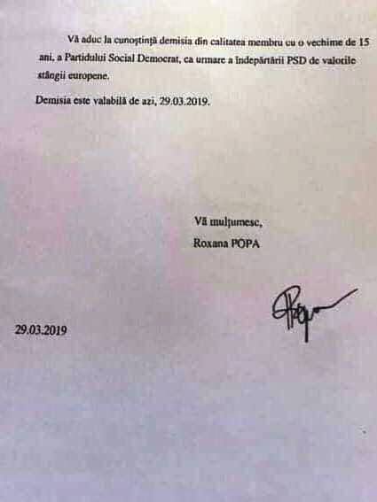 Bârlădeanca Roxana Popa, șefa de cabinet a premierului Dăncilă a demisionat