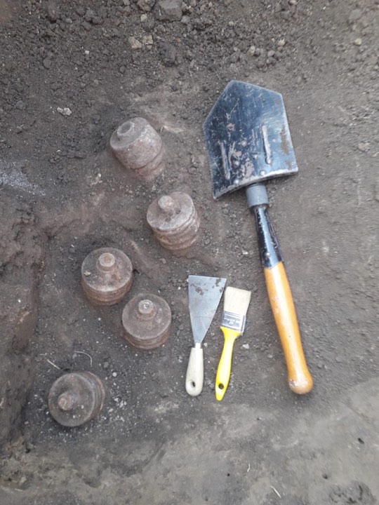 Muniție de război găsită în cimitirul “Eternitatea” din Bârlad
