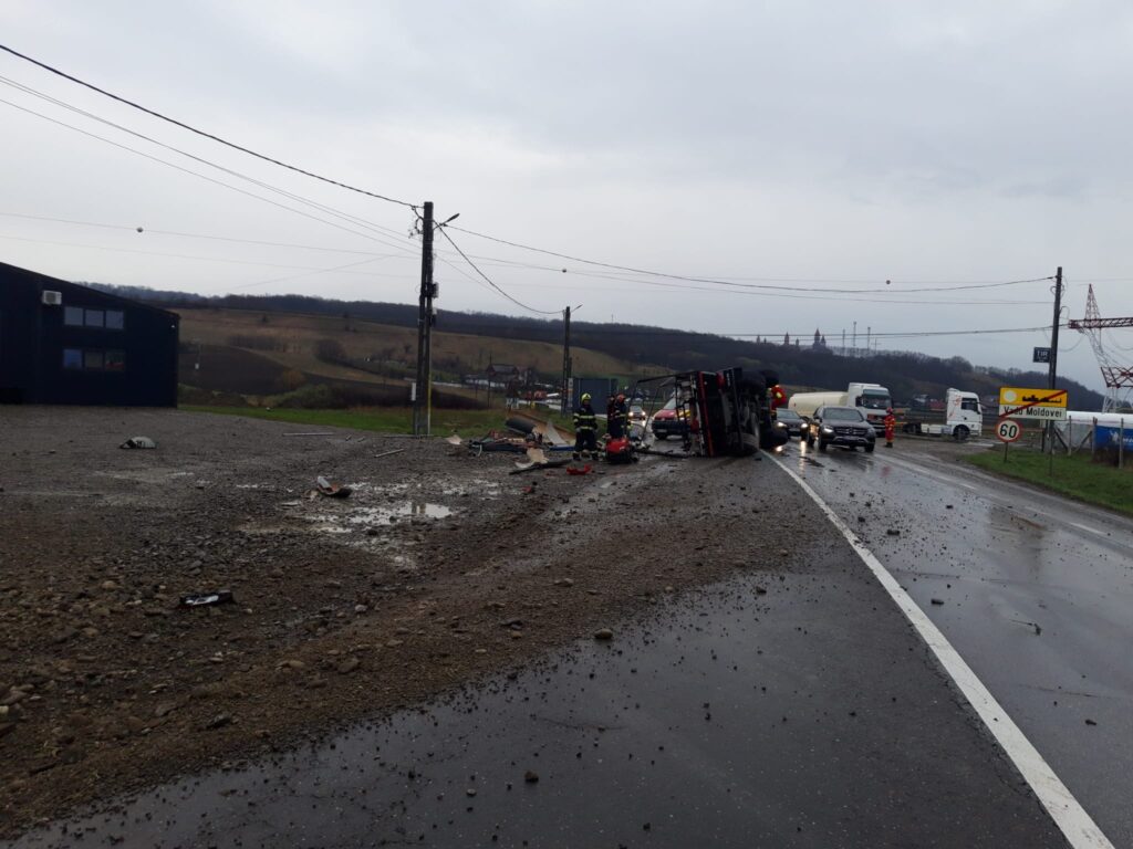 Suceava: O autocisternă încărcată