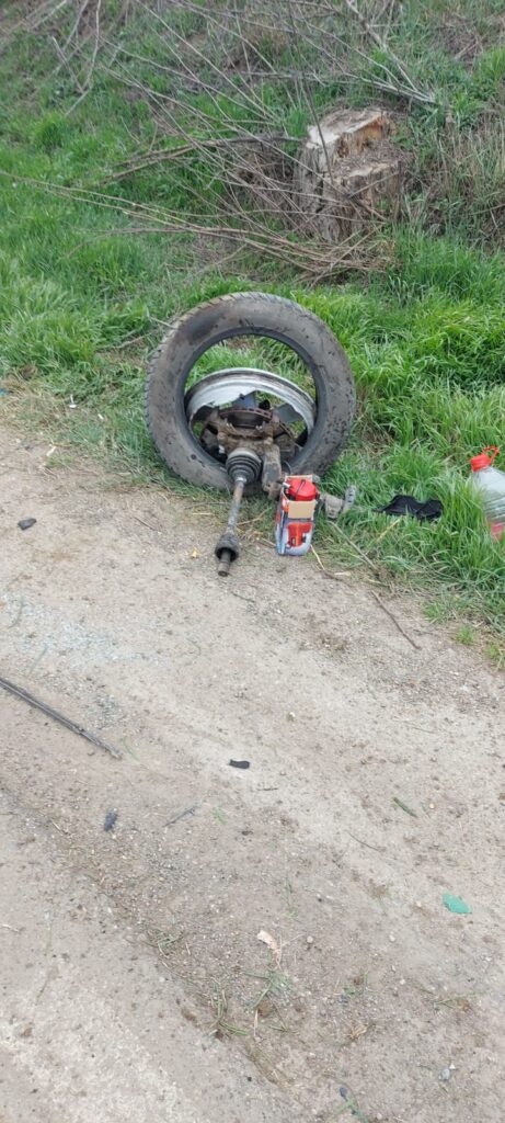 Accident rutier produs pe DN 15D