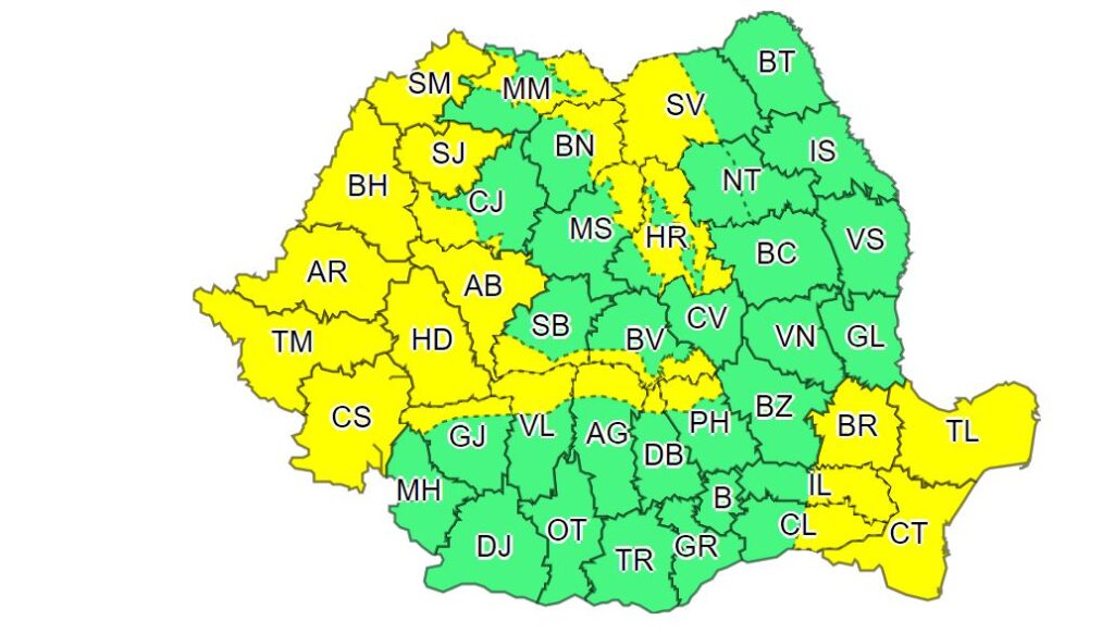 avertizare meteorologică Cod roșu