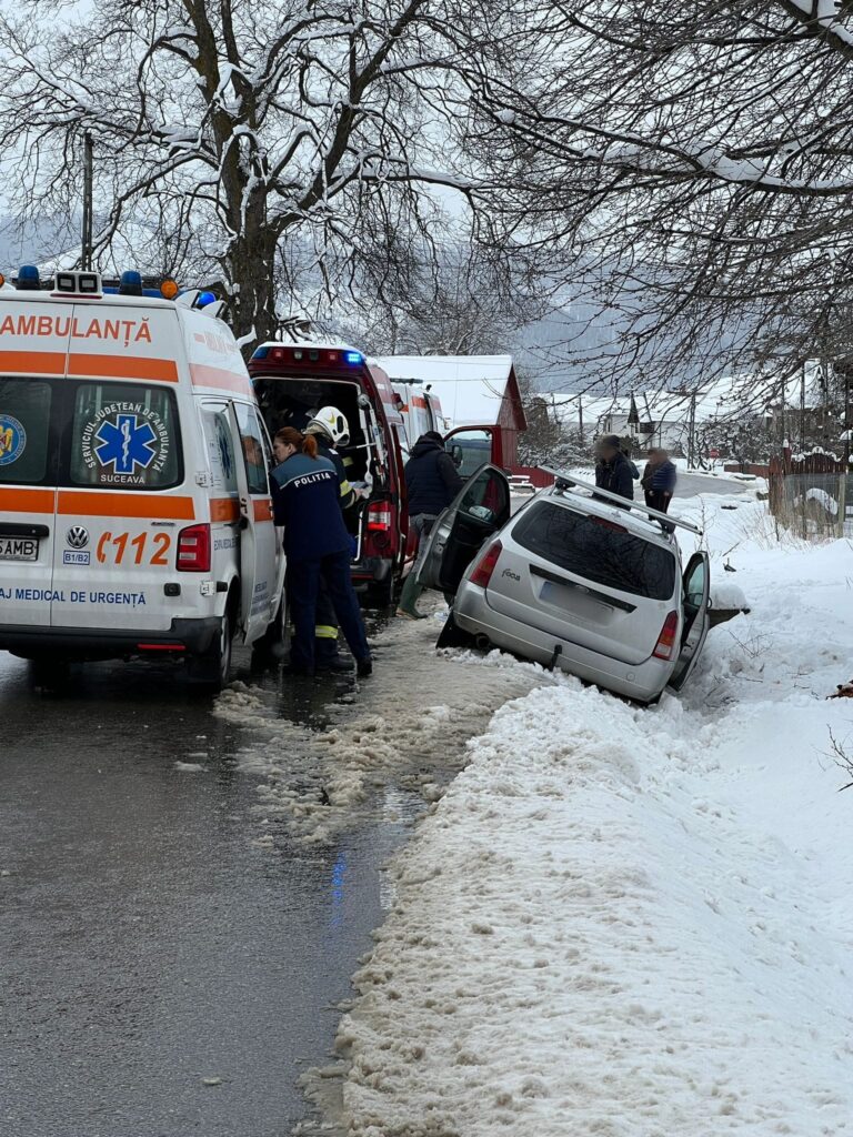 Accident rutier în localitatea Doroteia
