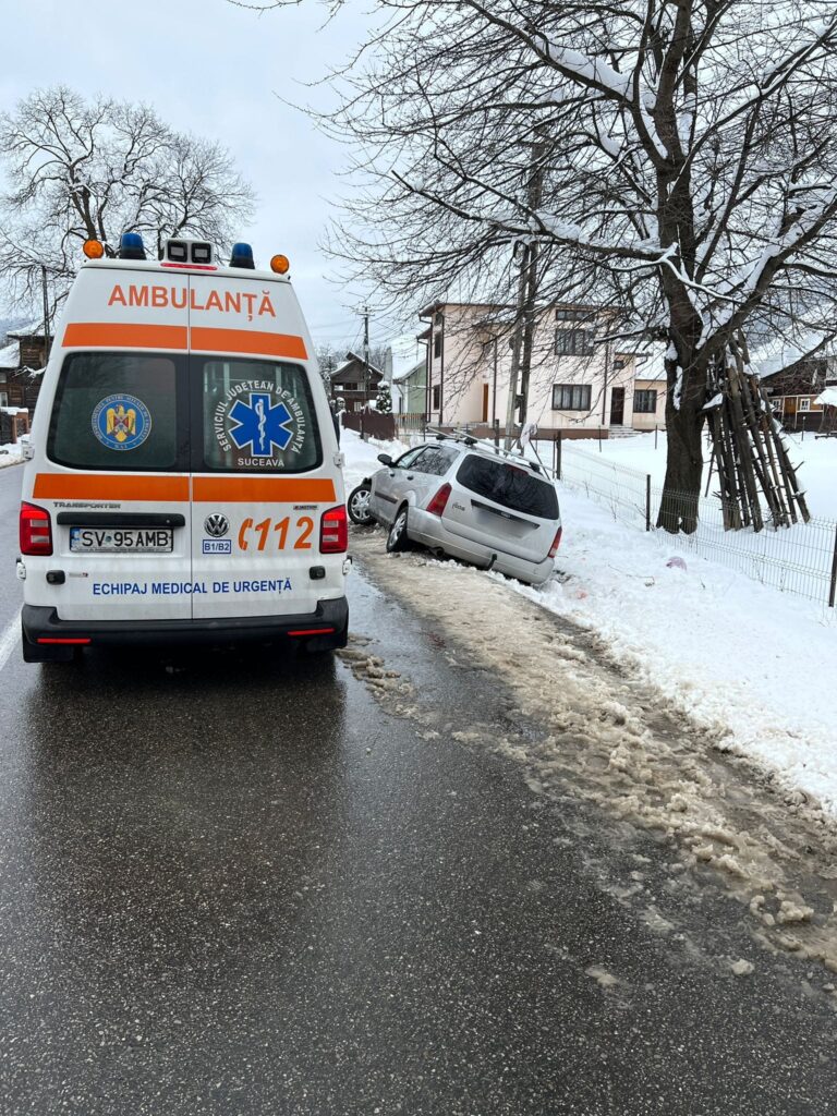 Accident rutier în localitatea Doroteia