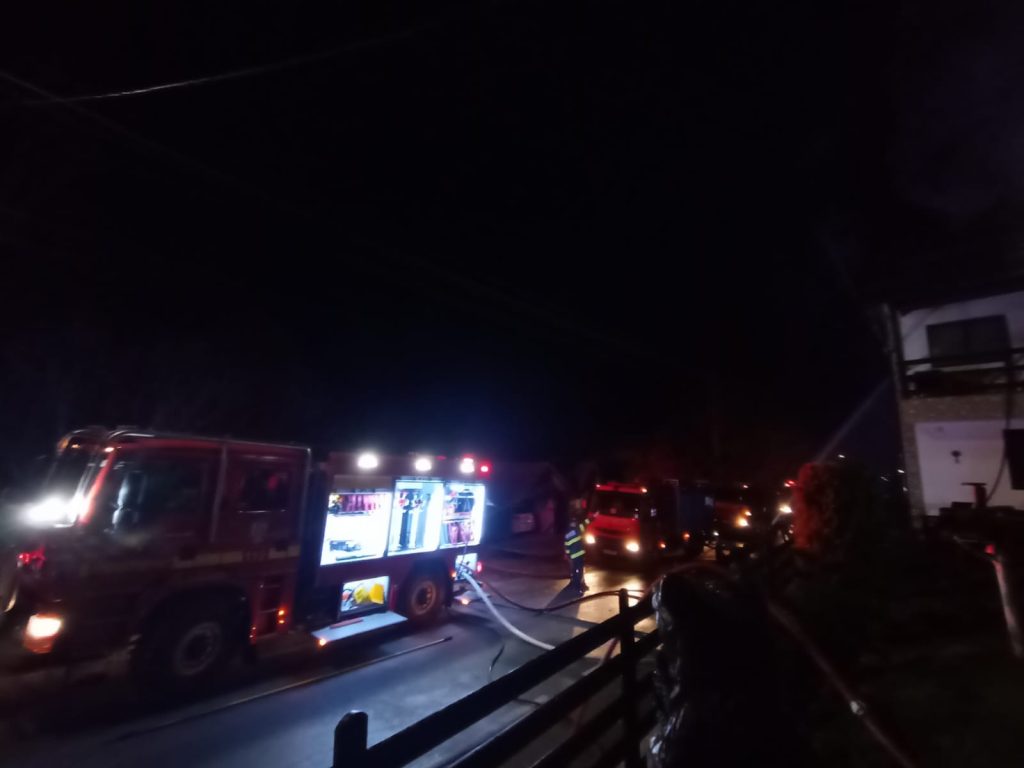 Incendiu izbucnit la o pensiune turistică