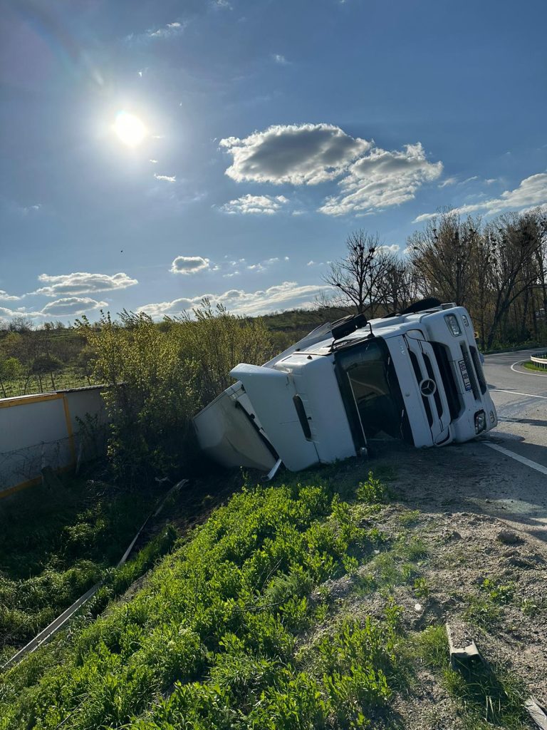 Autotren încărcat cu semințe de floarea soarelui