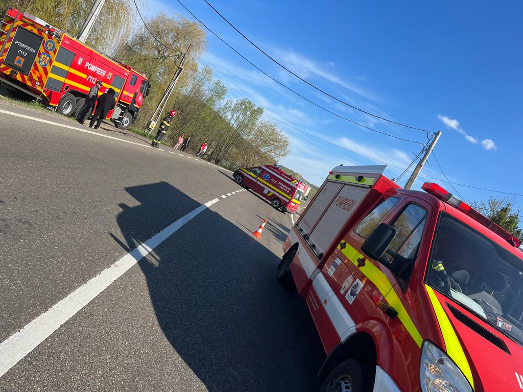 Un accident rutier s-a produs în localitatea Bunești