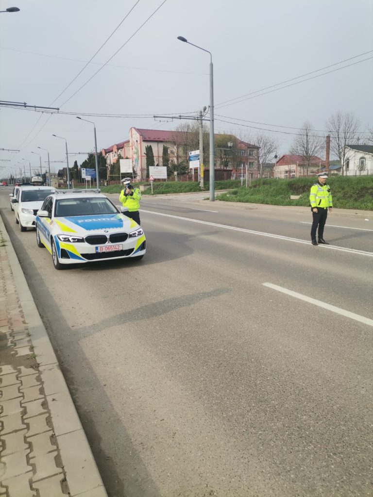 Infracțiuni la regimul rutier constatate de către polițiștii vasluieni