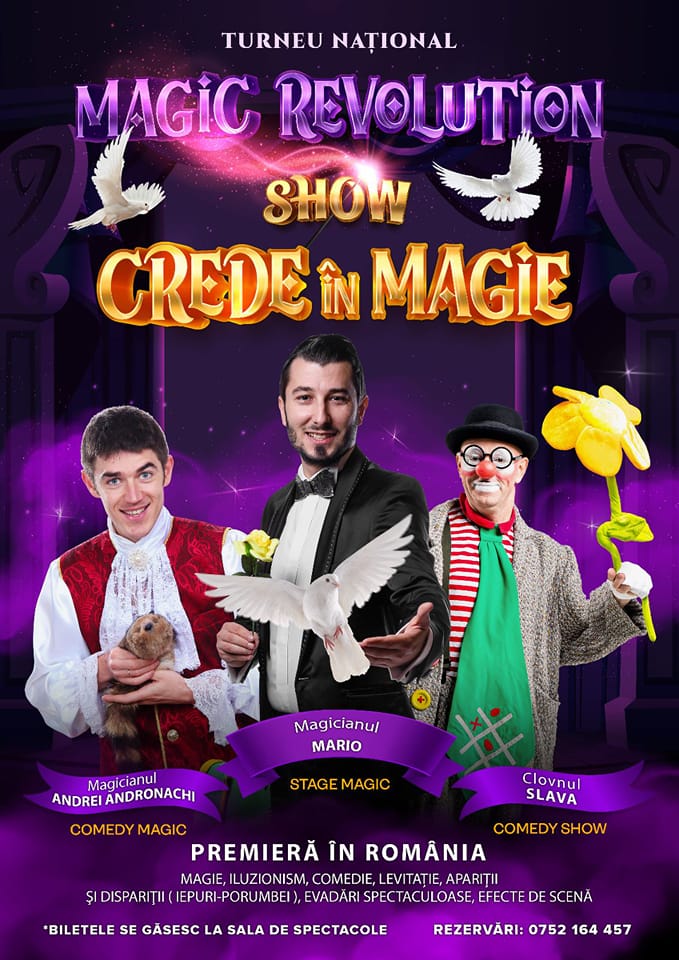 Spectacol pentru copii „Crede în magie”