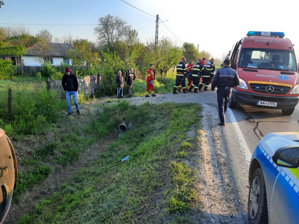Accident rutier pe DE 581, în zona Șapte Case