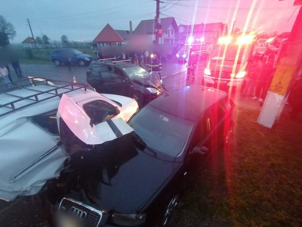 Accident rutier produs în comuna Baia