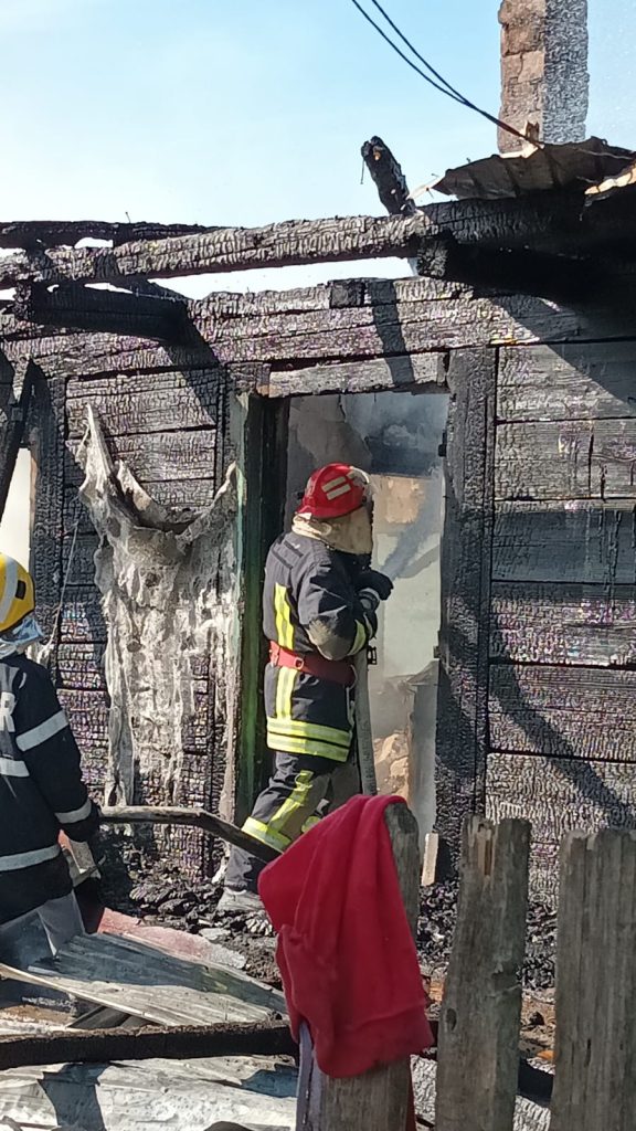 Incendiu în localitatea Arbore