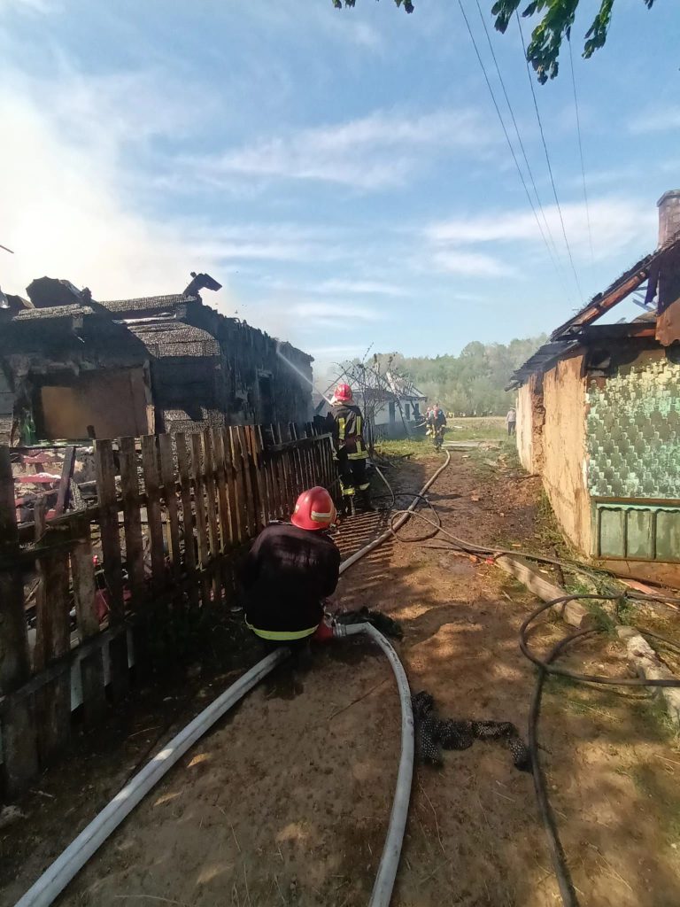 Incendiu în localitatea Arbore