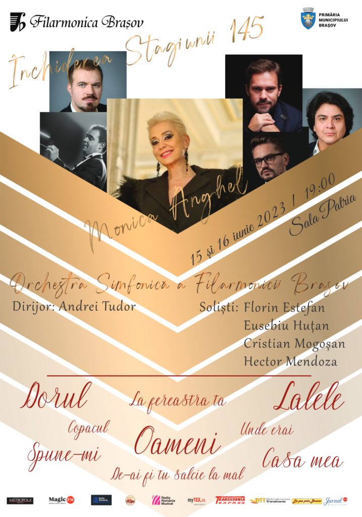 Monica Anghel cântă pe 15 și 16 iunie la Filarmonica Brașov Monica Anghel cântă pe 15 și 16 iunie la Filarmonica Brașov