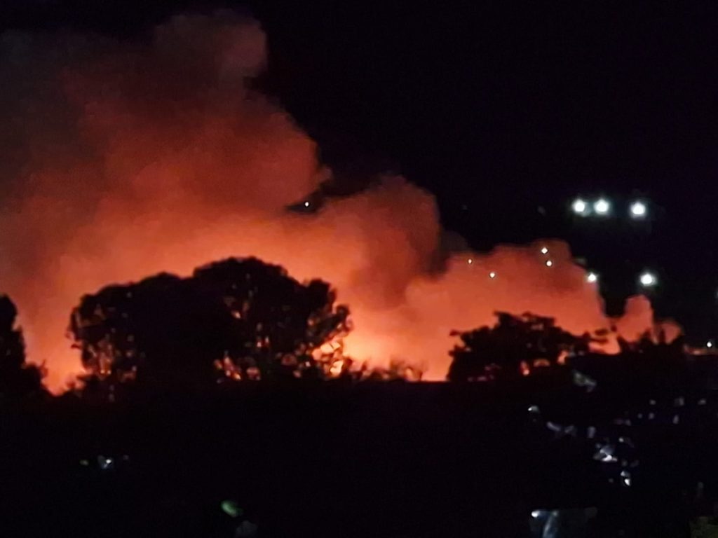 Incendiu în localitatea Șcheia, la o hală