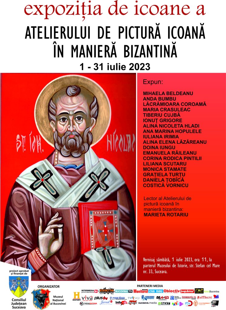 Expoziția Atelierului de pictură icoană în manieră bizantină