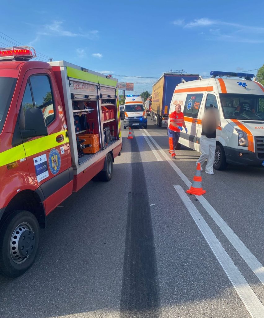Eveniment rutier cercetat de polițiștii suceveni