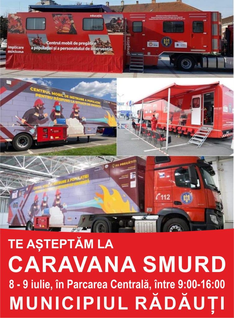 Caravana SMURD „Fii pregătit” 