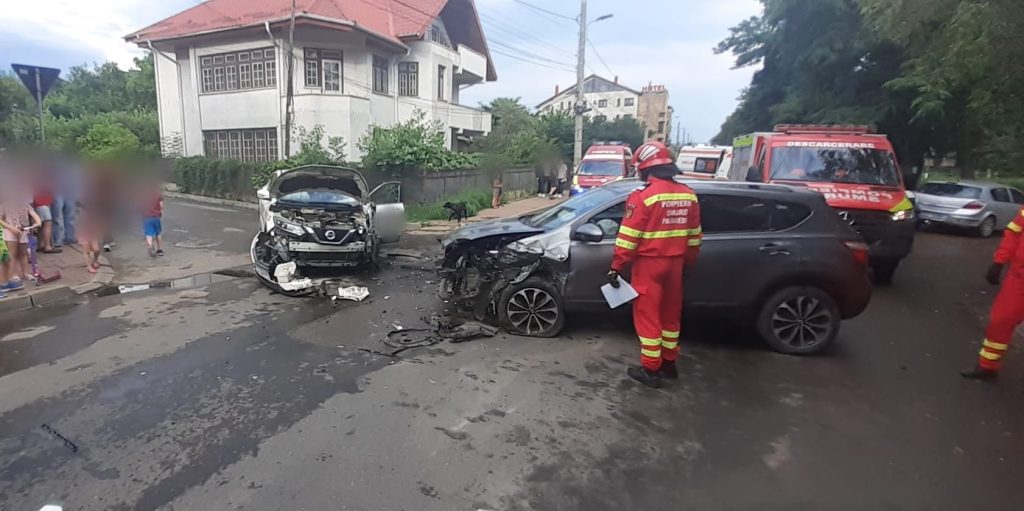 Accident rutier produs în municipiul Suceava