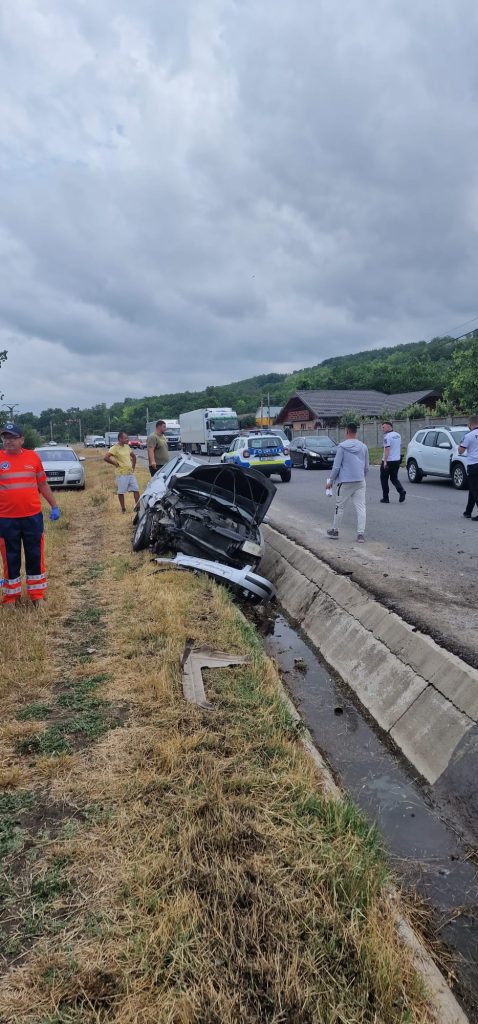 Accident rutier pe DN 24, în localitatea Solești, comuna Solești 