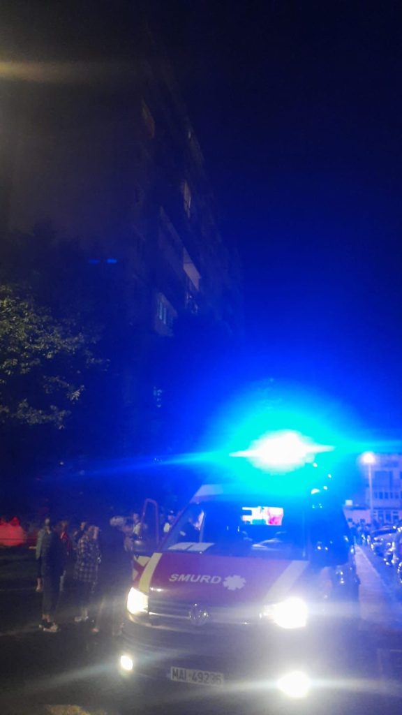 Incendiu la subsolul unui bloc, în municipiul Sibiu