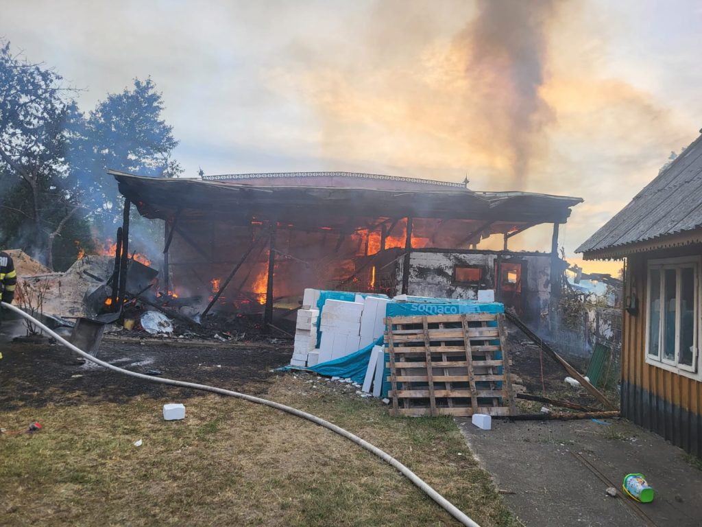 Incendiu în localitatea Horodniceni 