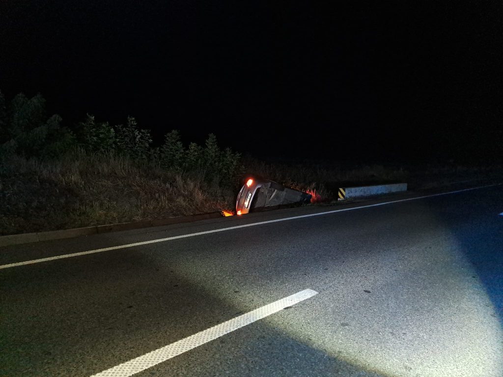 Accident rutier în apropiere de Pensiunea Mira