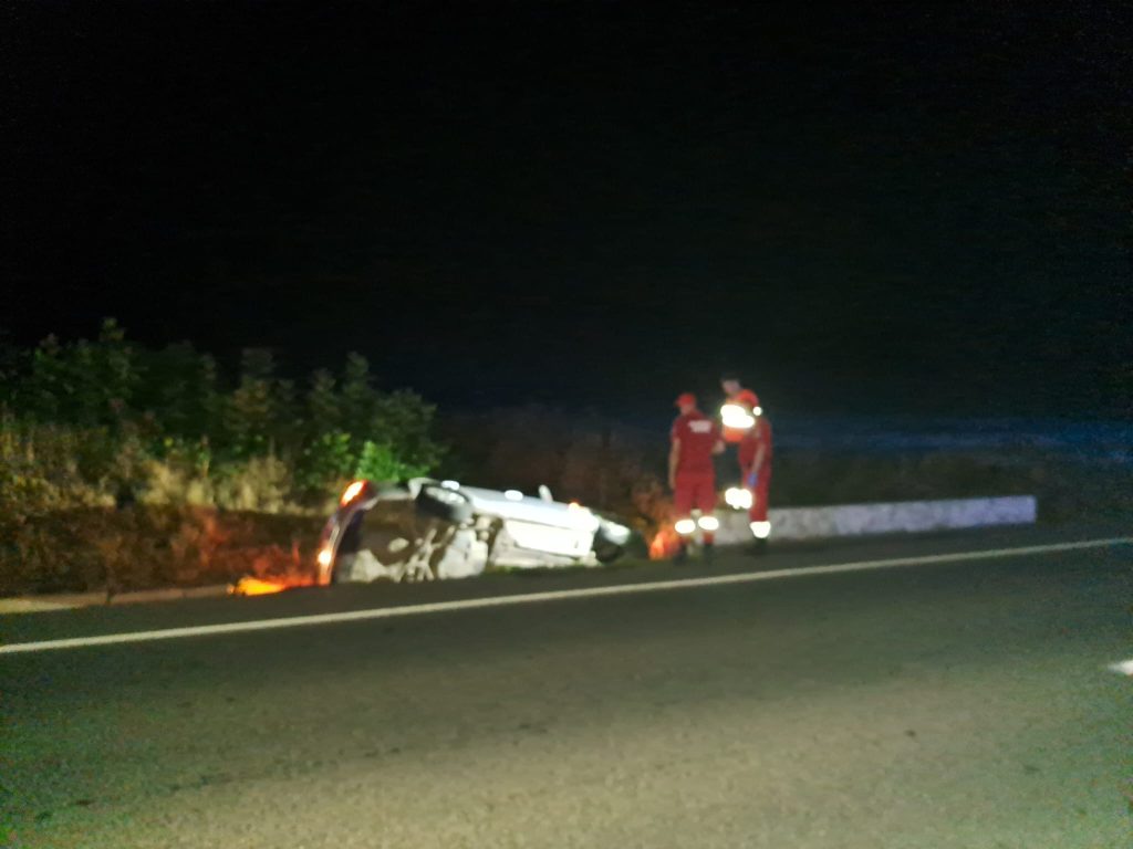 Accident rutier în apropiere de Pensiunea Mira