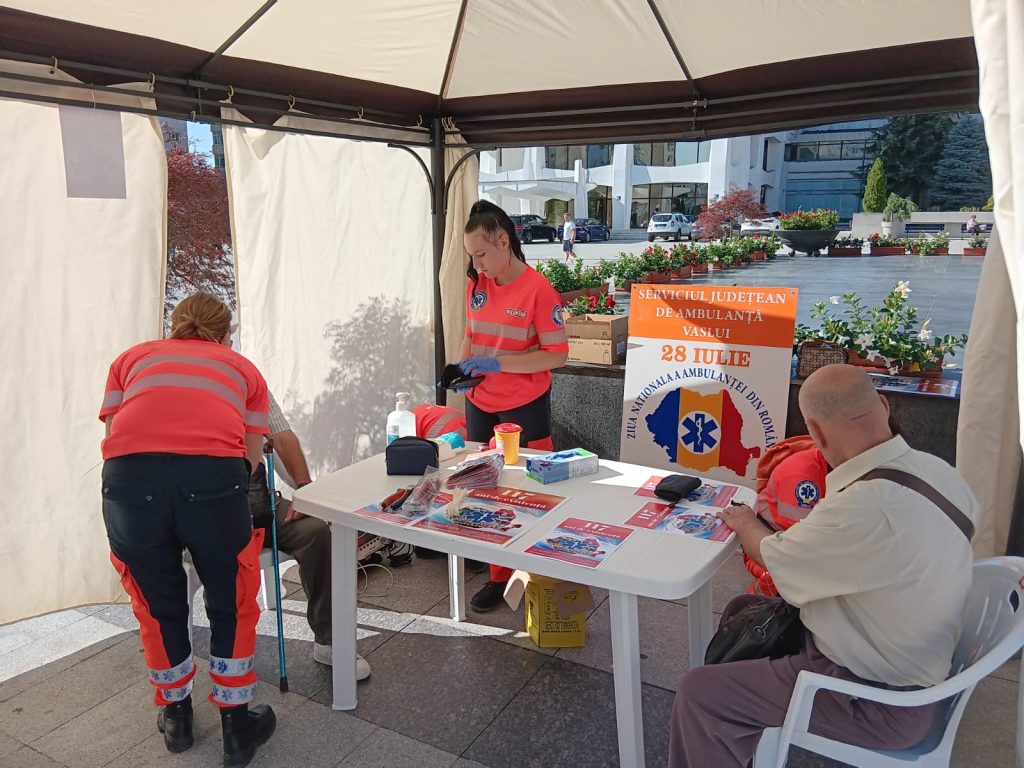 Serviciul Județean de Ambulanță Vaslui celebrează 117 ani de existență a Serviciului de Ambulanță din România