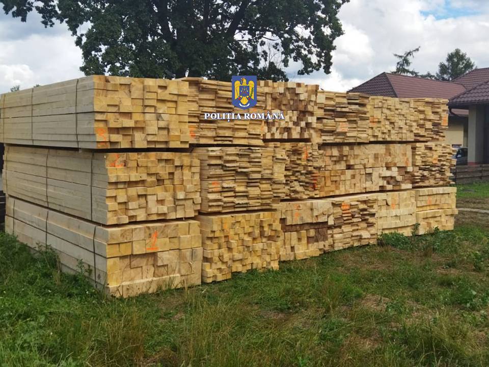 Ansamblu de vehicule și cherestea în valoare de peste 50.000 lei confiscate
