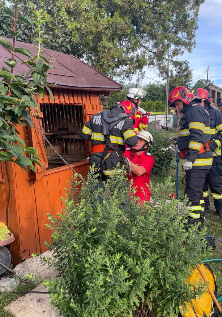 Femeie căzută în fântână, în localitatea Liteni, comuna Moara