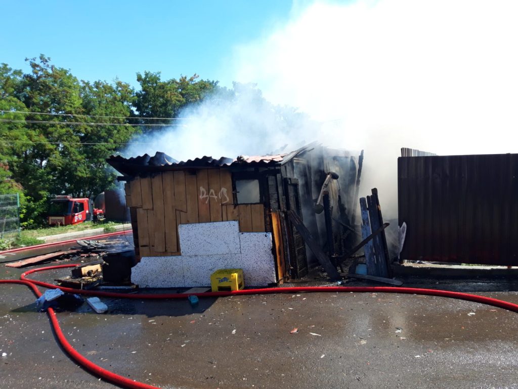 Incendiu în municipiul Fălticeni