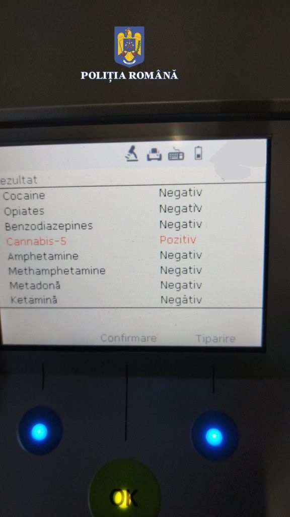 Cercetat penal pentru conducere sub influența substanțelor interzise