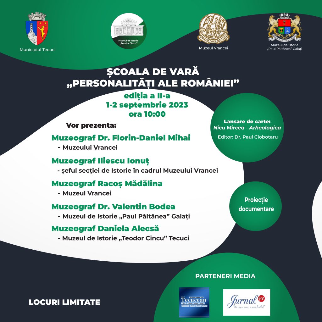 Școala de Vară „Personalități ale României”, Ediția a II-a, 1-2 septembrie 2023