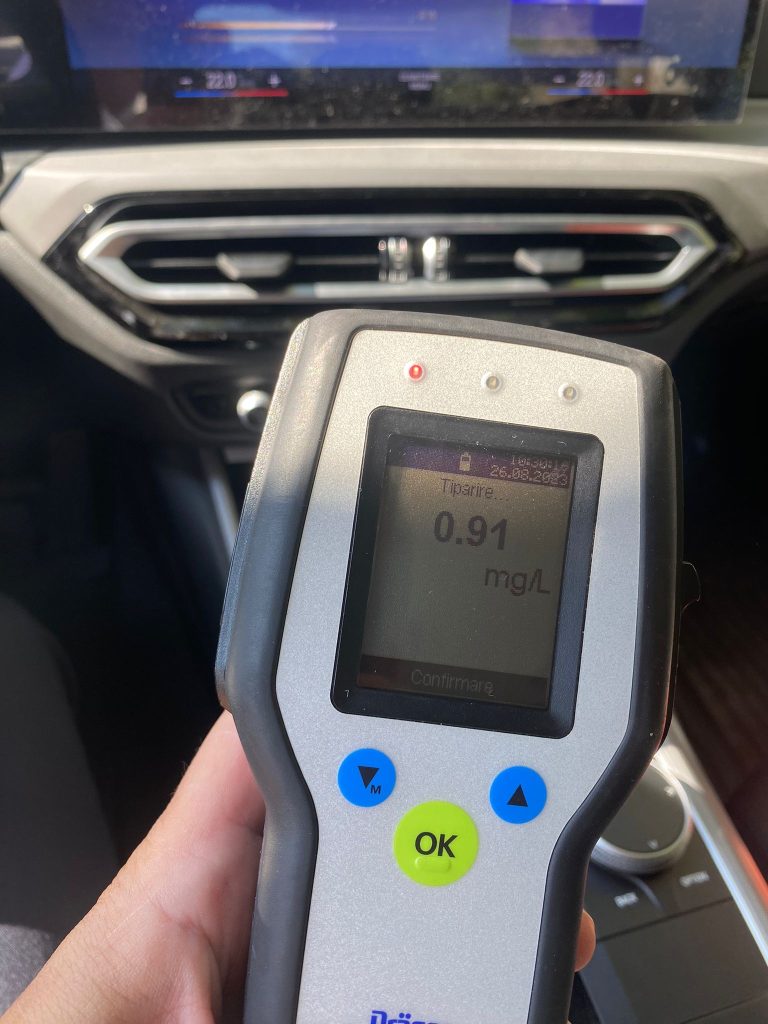 Șofer în stare de ebrietate și cu permisul suspendat, oprit la timp Șofer în stare de ebrietate și cu permisul suspendat, oprit la timp