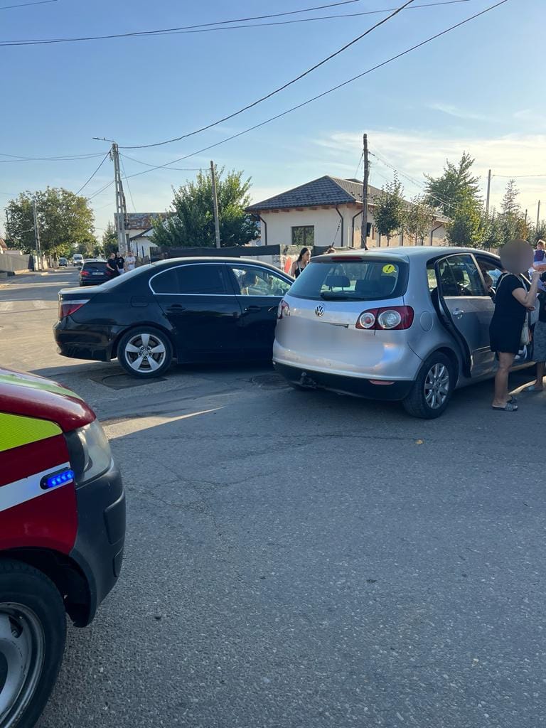 Accident rutier produs într-o intersecție din municipiul Bârlad