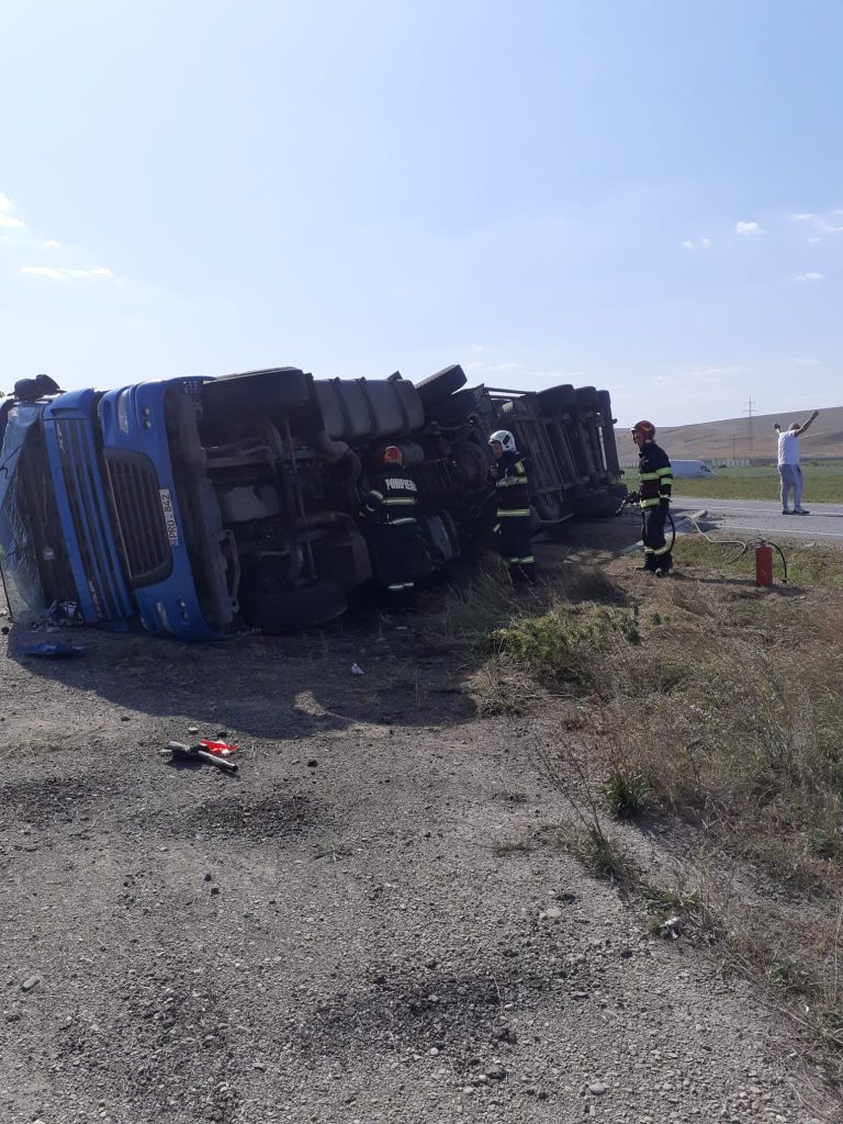 Accident rutier cu o victimă, în localitatea Sălcioara, comuna Banca