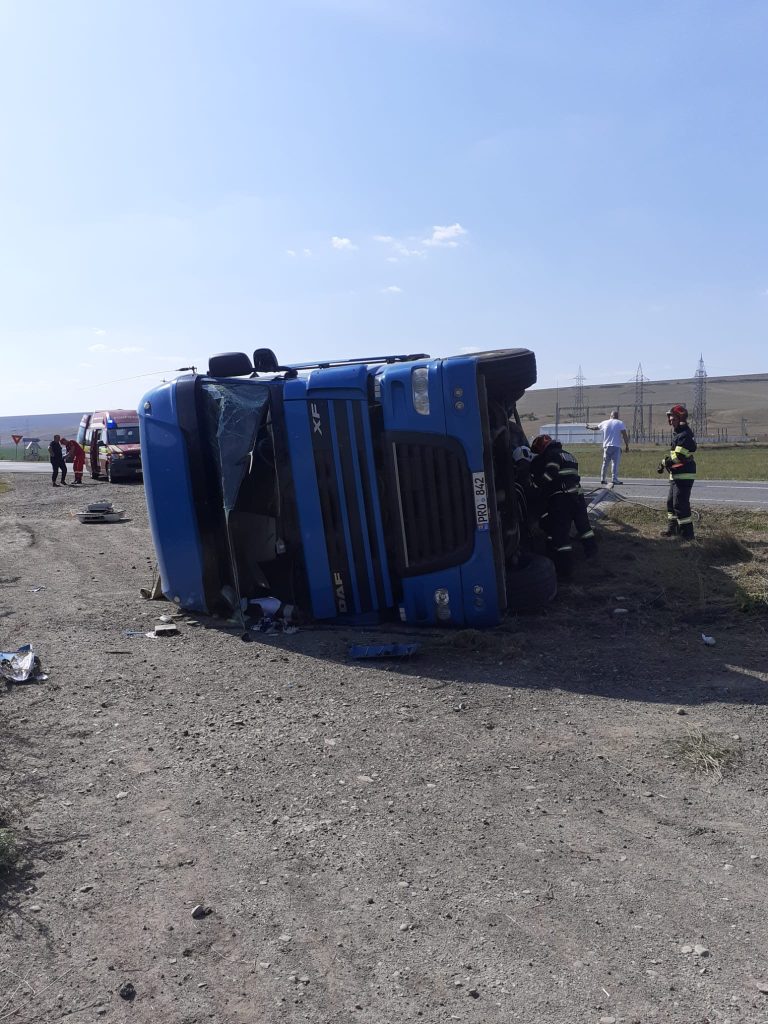 Accident rutier cu o victimă, în localitatea Sălcioara, comuna Banca