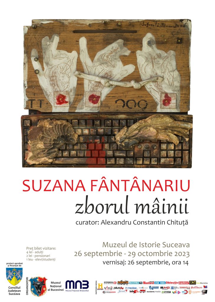 Expoziția de artă plastică Zborul mâinii a artistei Susana Fântânariu